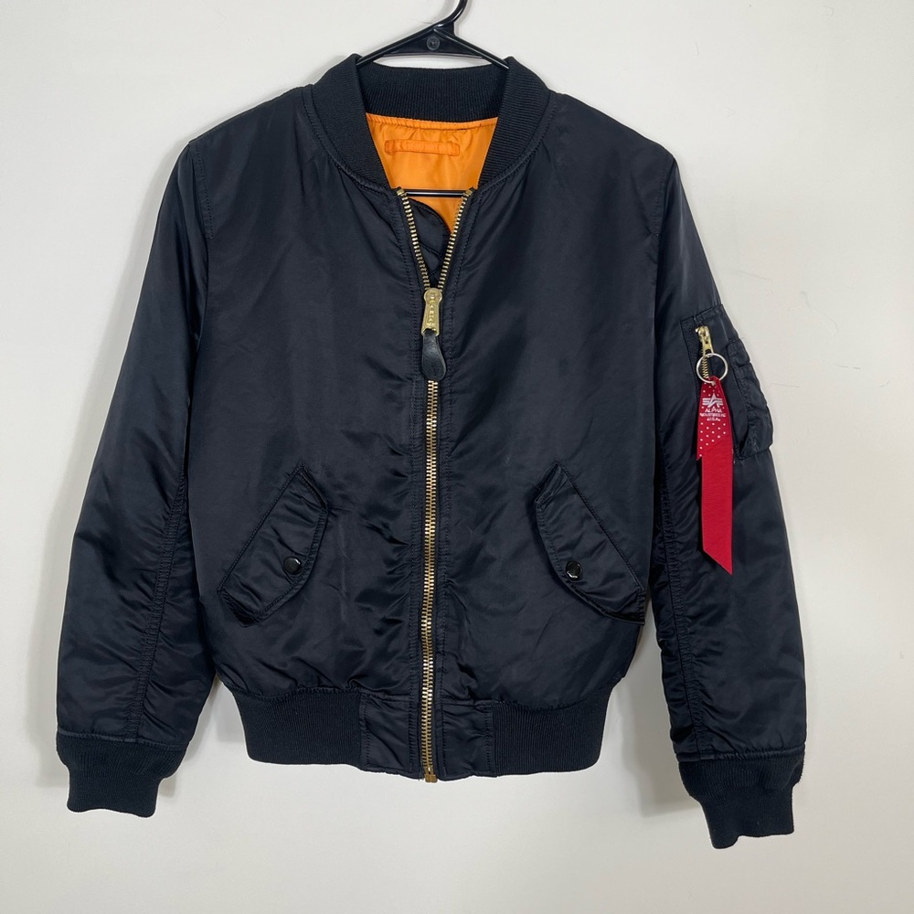 Alpha Industries Bomber Jacket Size S - Picture 6 of 13